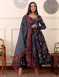 Morpich Blue Designer Ethnic Kurta Set