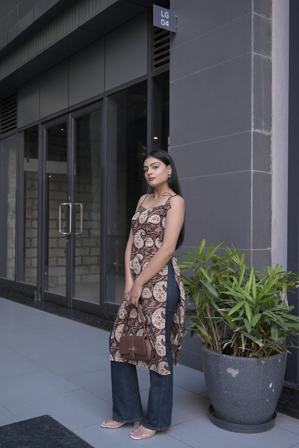 Straight Fit  long Kurti